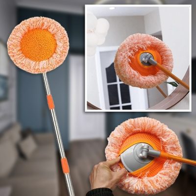 360-stupňový rotačný nastaviteľný čistiaci mop v tvare slnečnice | CORALMOP