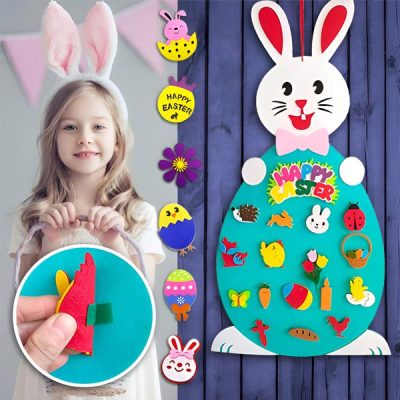 Veľkonočný plstený prívesok DIY Bunny | BUNNYSTER