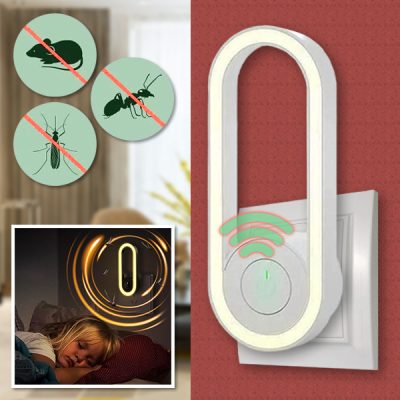 Ultrazvukový zabijak komárov s konverziou frekvencie a LED svetlom na spanie | ANTIMOSI
