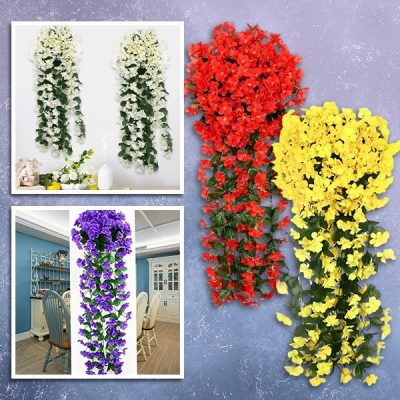Realistické umelé závesné kvety | HANGROSE